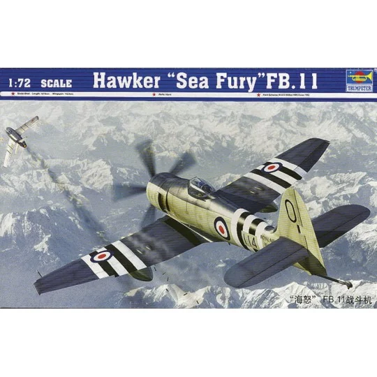 Hawker ''Sea Fury'' FB.11, 1/72 - Trumpeter 01631 Hawker ''Sea Fury'' FB.11, 1/72 - Trumpeter 01631