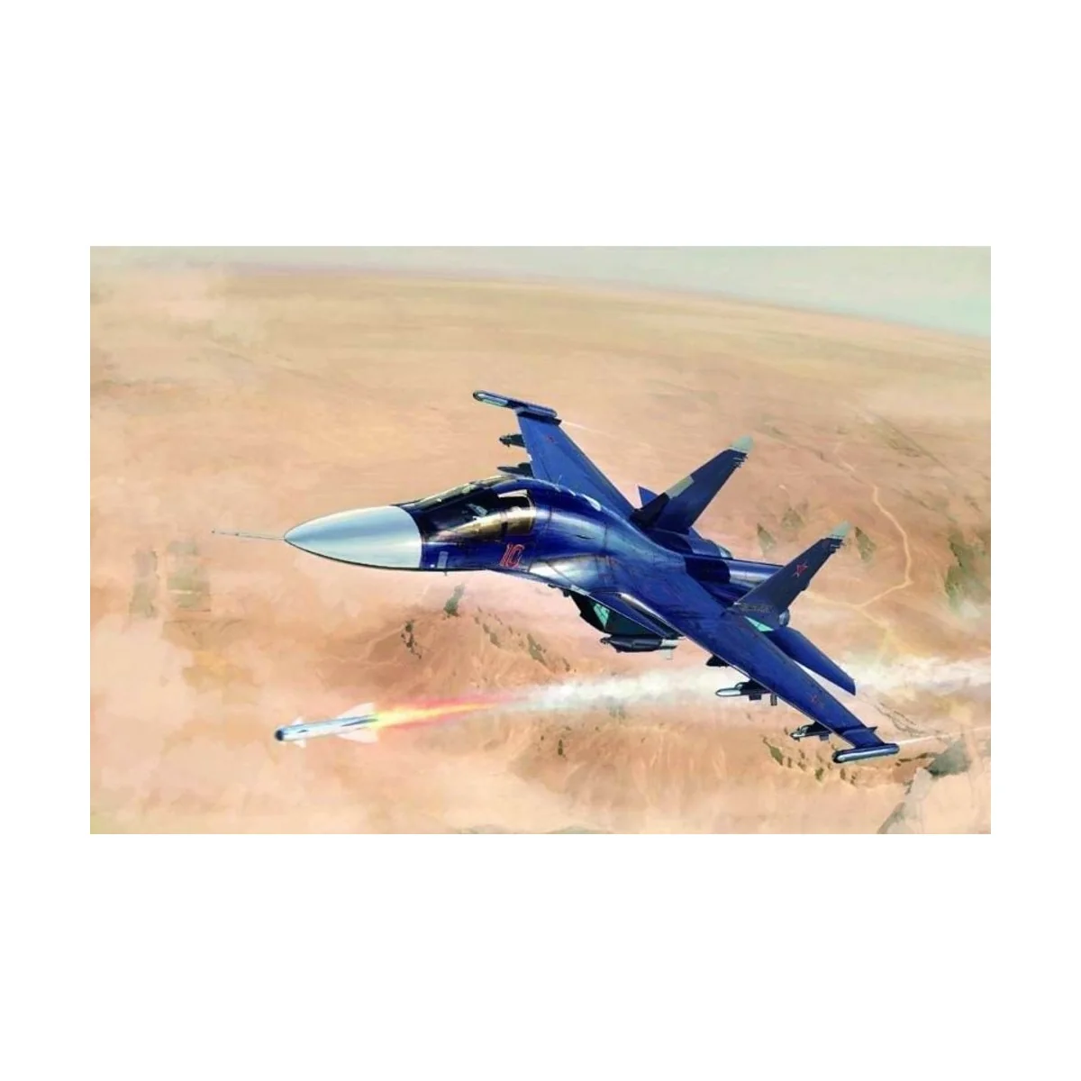 Russian Su-34 Fullback Fighter-Bomber, 1/72 - Trumpeter 01652