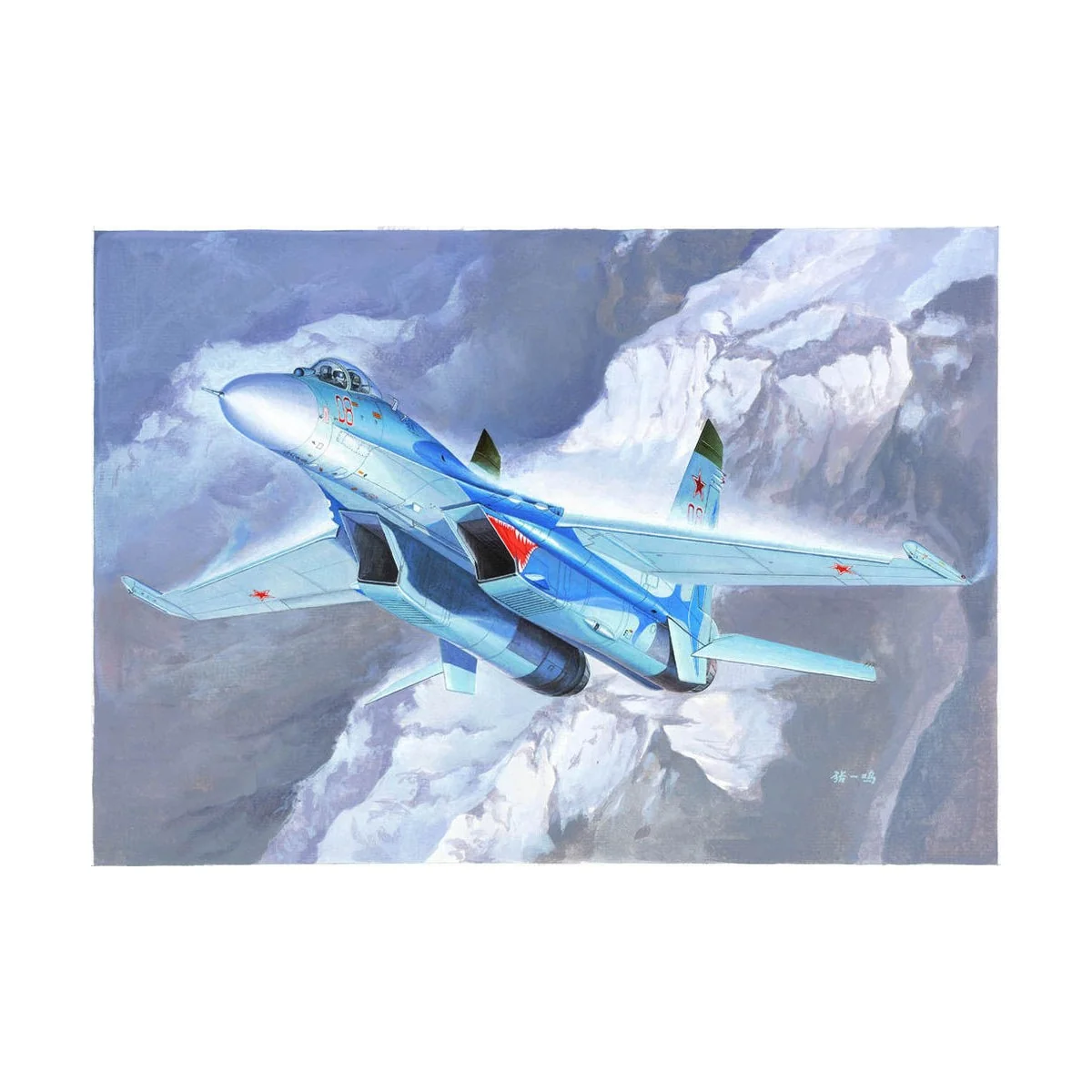 Russian Su-27 Flanker B Fighter, 1/72 - Trumpeter 01660