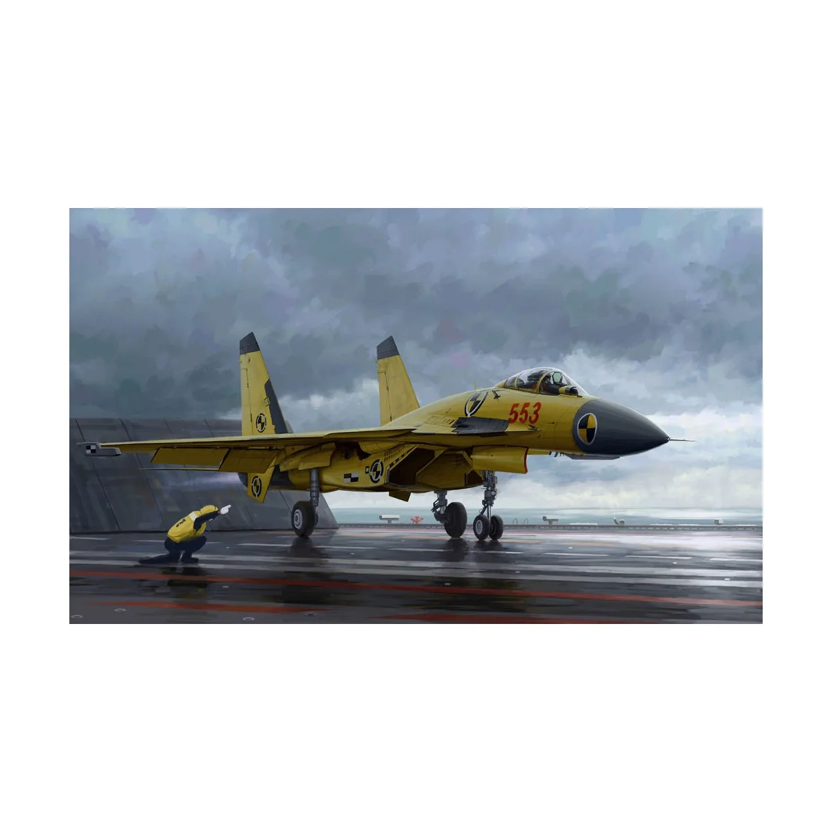 Chinese J-15 with flight deck, 1/72 - Trumpeter 01670