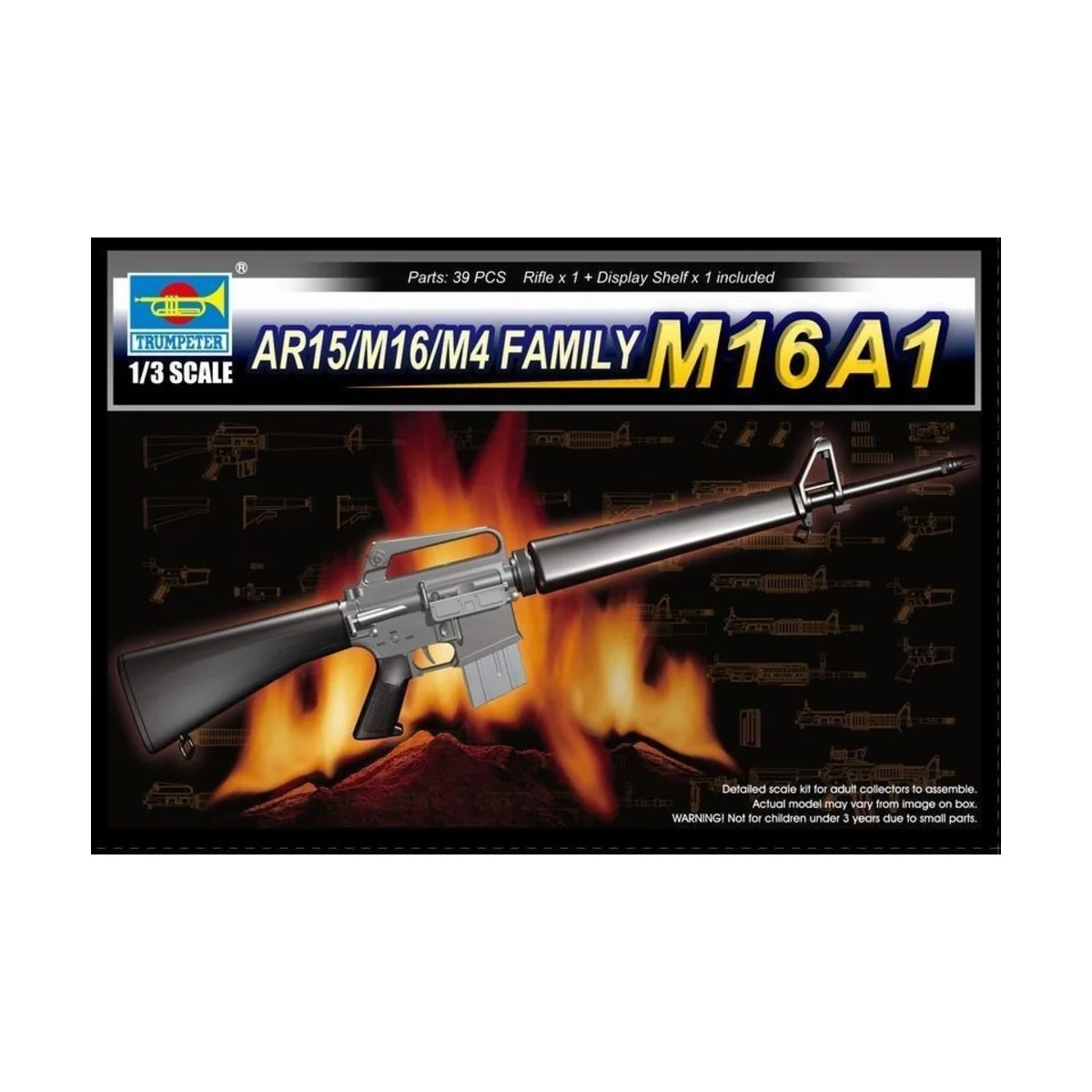 AR15/M16/M4 FAMILY-M16A1, 1/3 - Trumpeter 01903 AR15/M16/M4 FAMILY-M16A1, 1/3 - Trumpeter 01903