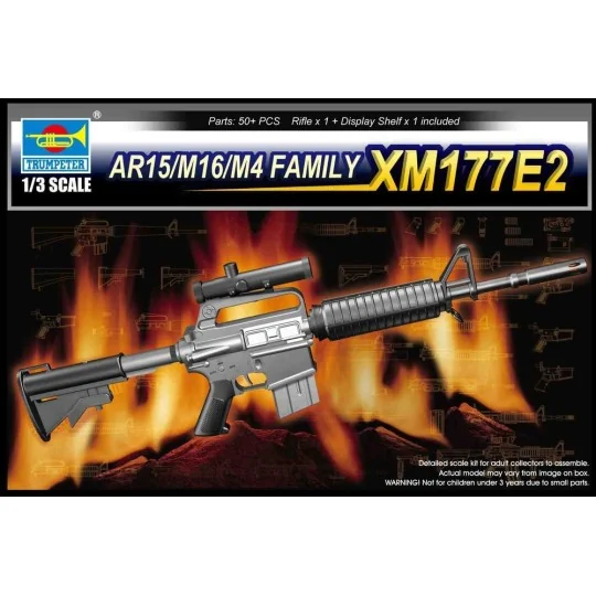 AR15/M16/M4 Family-XM177E2, 1/3 - Trumpeter 01905