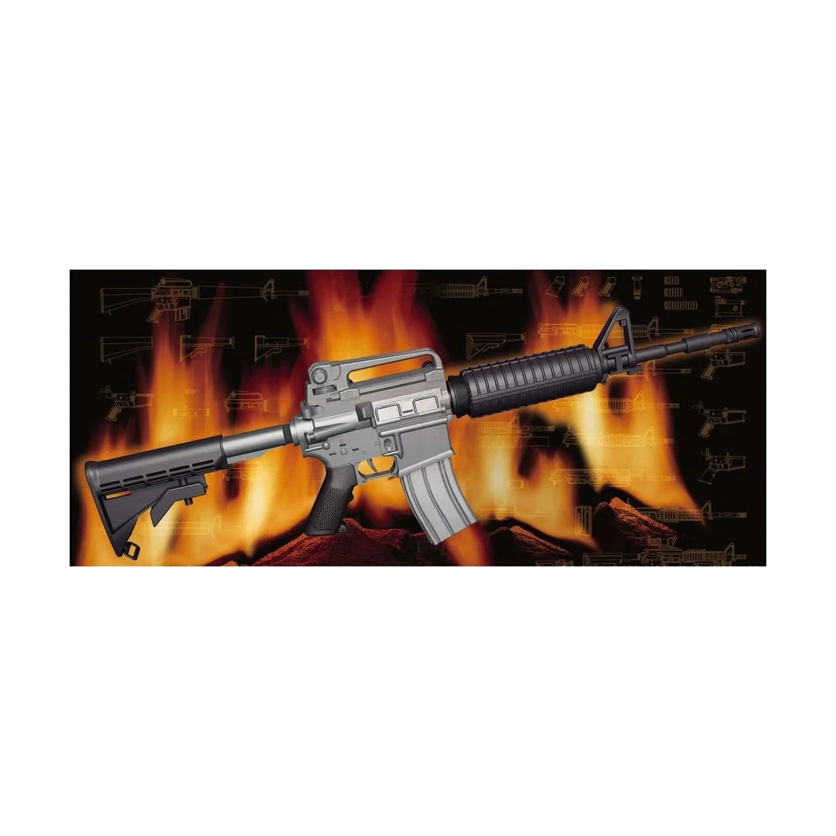 AR15/M16/M4 Family-M4A1 - Trumpeter 01908