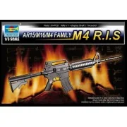 AR15/M16/M4 Family-M4 R.I.S., 1/3 - Trumpeter 01910 AR15/M16/M4 Family-M4 R.I.S., 1/3 - Trumpeter 01910