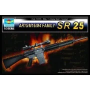AR15/M16/M4 FAMILY-SR25, 1/3 - Trumpeter 01913 AR15/M16/M4 FAMILY-SR25, 1/3 - Trumpeter 01913