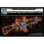AR15/M16/M4 FAMILY-MK.18 Mod o CQBR, 1/3 - Trumpeter 01914 AR15/M16/M4 FAMILY-MK.18 Mod o CQBR, 1/3 - Trumpeter 01914