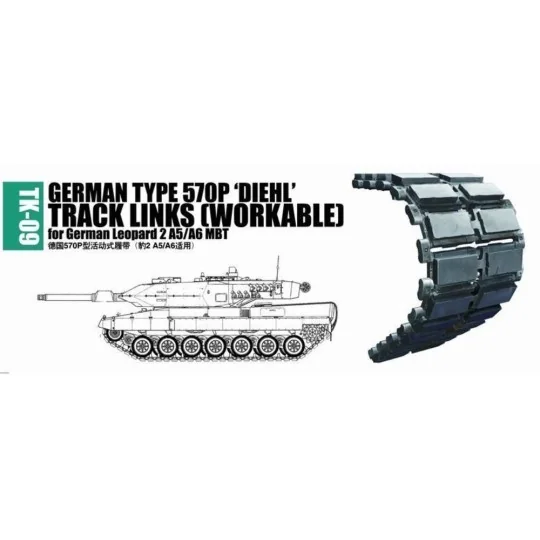 German type 570P 'DIEHL' for German Leopard 2 A5/A6 MBT, 1/35 - Tru... German type 570P 'DIEHL' for German Leopard 2 A5/A6 MBT, 1/35 - Tru...