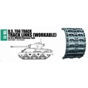 U.S. T66 track for M4A3E8 Sherman tank - Trumpeter 02041