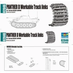 Panther D Workable Tracks links, 1/35 - Trumpeter 2046