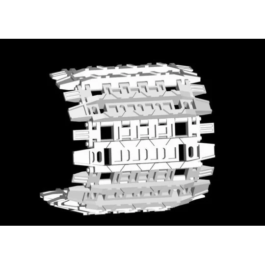 E-100 Track links - Trumpeter 02049