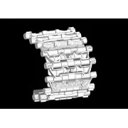 T-72 Track links, 1/35 - Trumpeter 02050 T-72 Track links, 1/35 - Trumpeter 02050