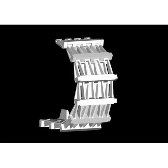 KARL late Track links, 1/35 - Trumpeter 02054 KARL late Track links, 1/35 - Trumpeter 02054