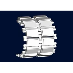 Strv103 late Track links, 1/35 - Trumpeter 02056