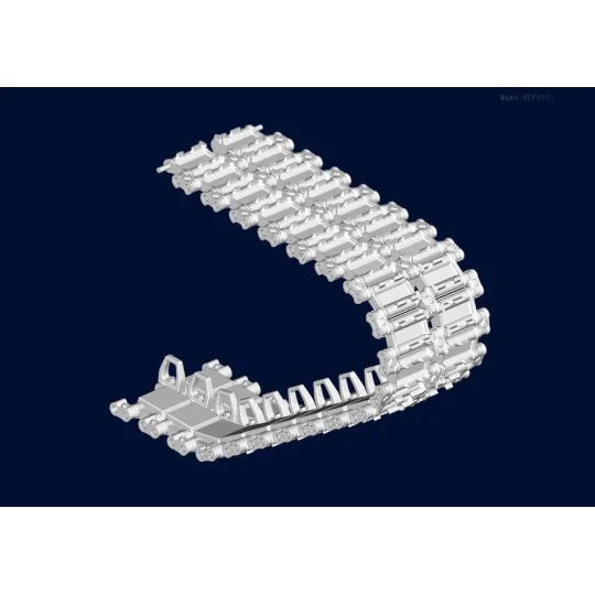 Workable Track links for T80, S19 Self-prope, 1/35 - Trumpeter 02063 Workable Track links for T80, S19 Self-prope, 1/35 - Trumpeter 02063