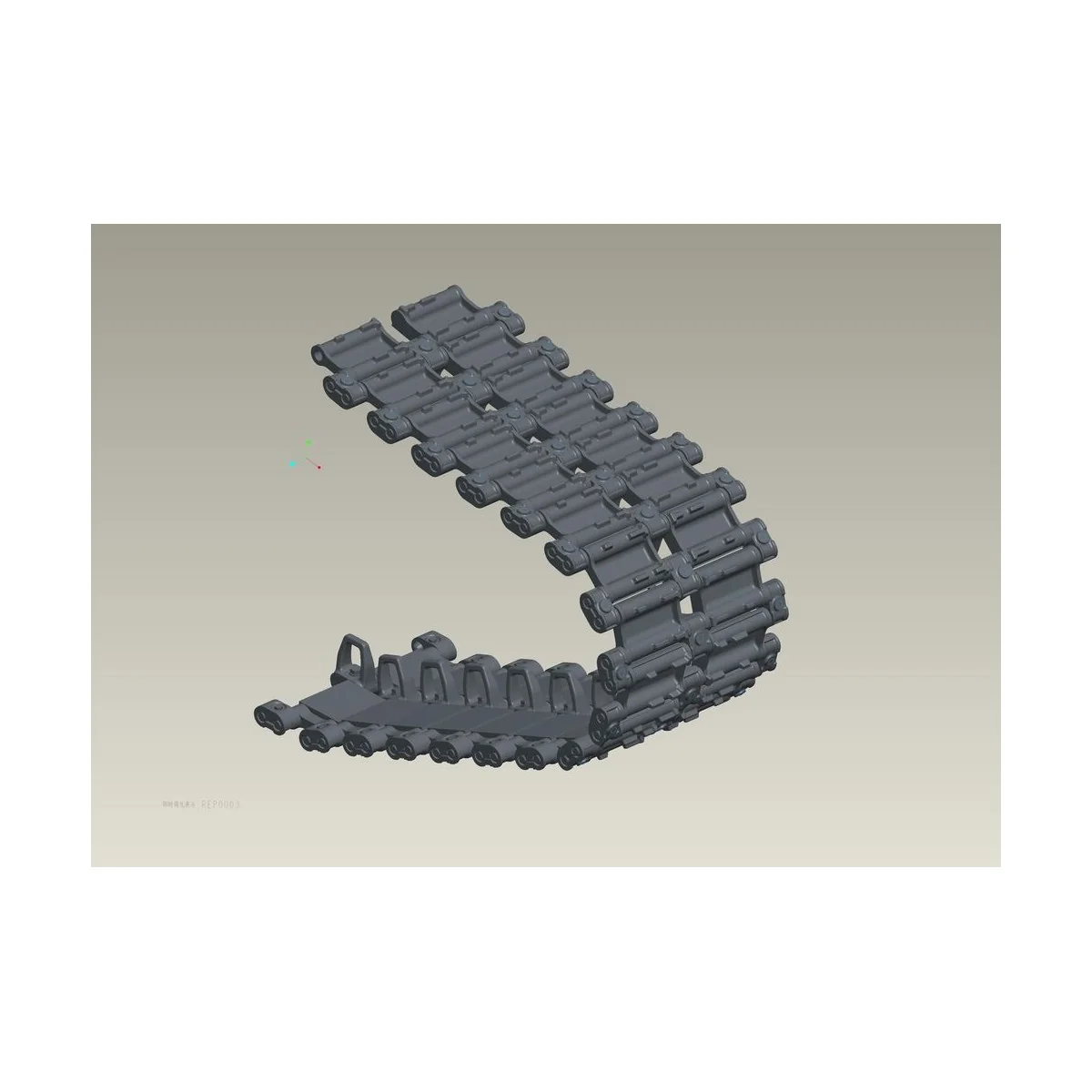 Workable Track Links f.Russian T-90 MBT, 1/35 - Trumpeter 02064 Workable Track Links f.Russian T-90 MBT, 1/35 - Trumpeter 02064