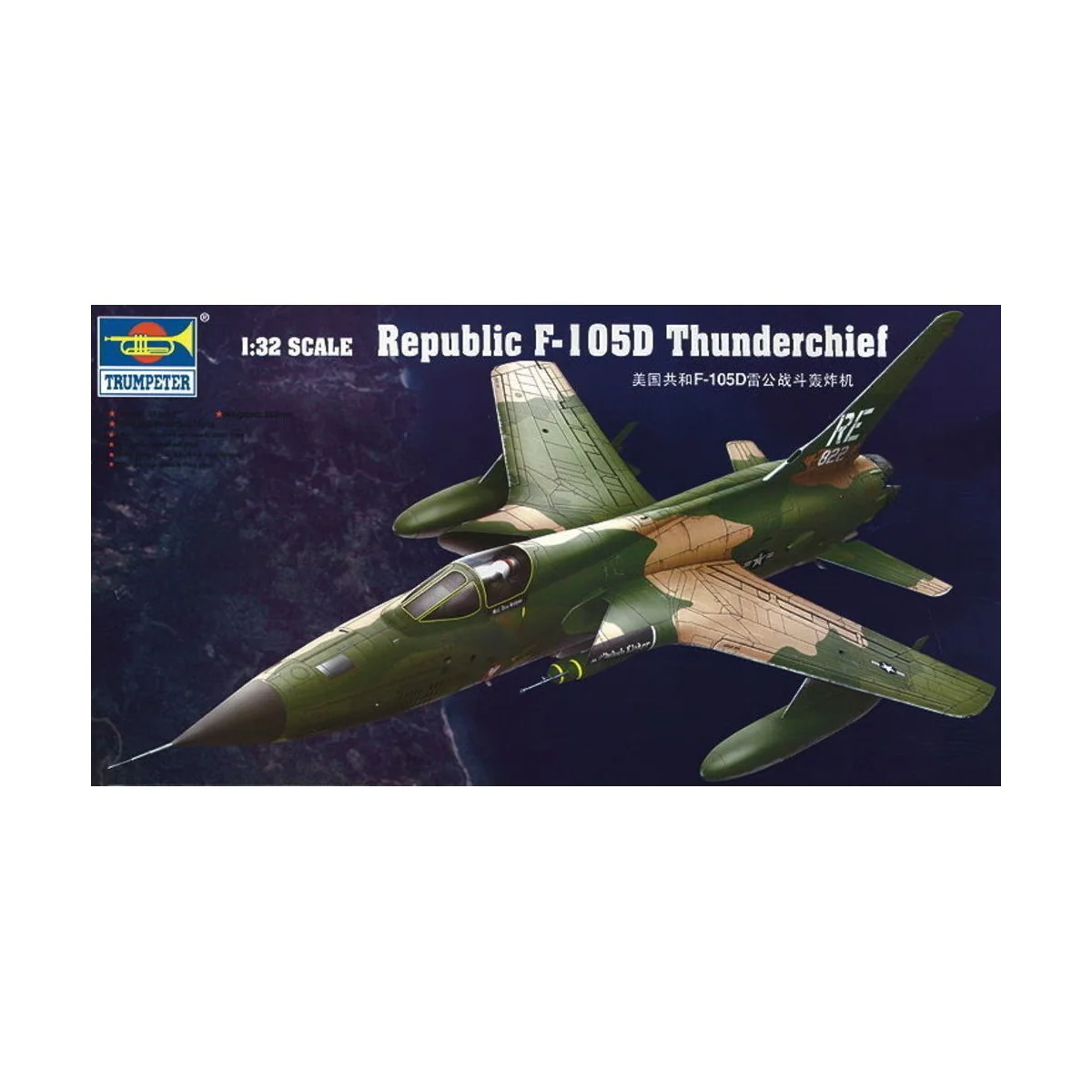 Republic F-105 D Thunderchief, 1/32 - Trumpeter 02201 Republic F-105 D Thunderchief, 1/32 - Trumpeter 02201