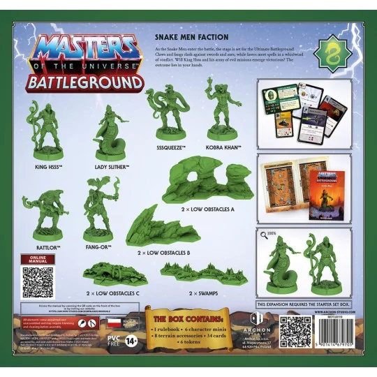 MOTU: BATTLEGROUND Wave 8 - Snake Men Faction (EN) - Archon Studio ...