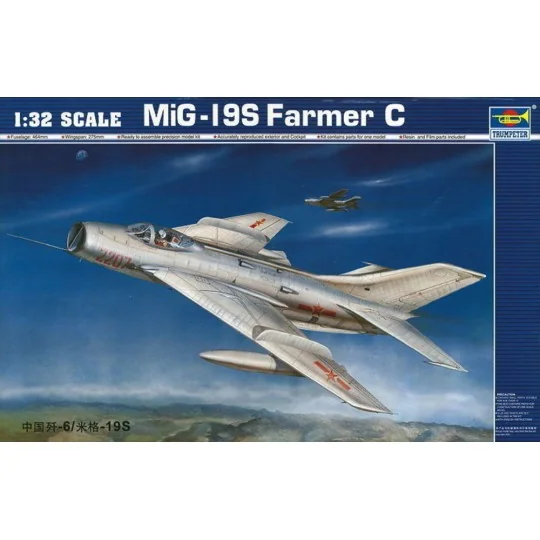 MiG-19 S Farmer C, 1/32 - Trumpeter 02207