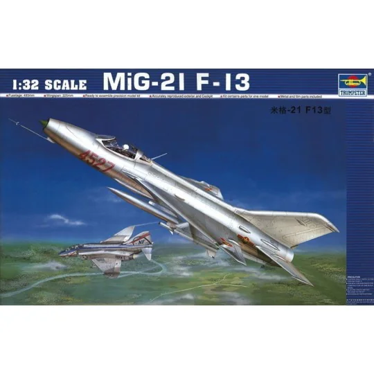 MiG-21 F-13, 1/32 - Trumpeter 02210 MiG-21 F-13, 1/32 - Trumpeter 02210