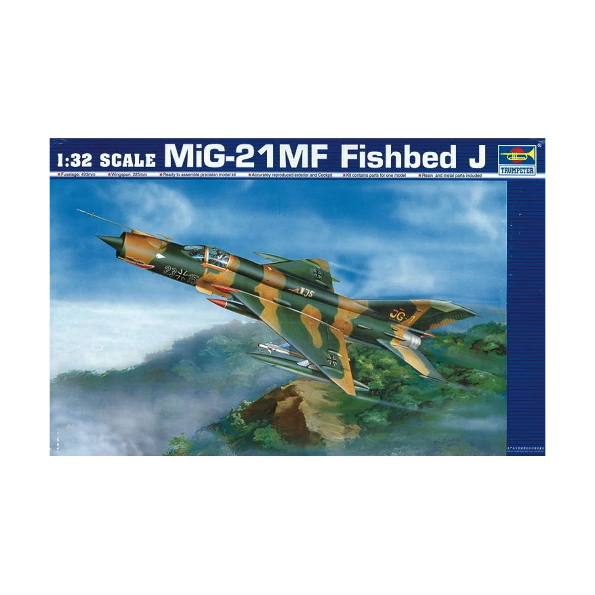 MiG-21 MF, 1/32 - Trumpeter 02218 MiG-21 MF, 1/32 - Trumpeter 02218