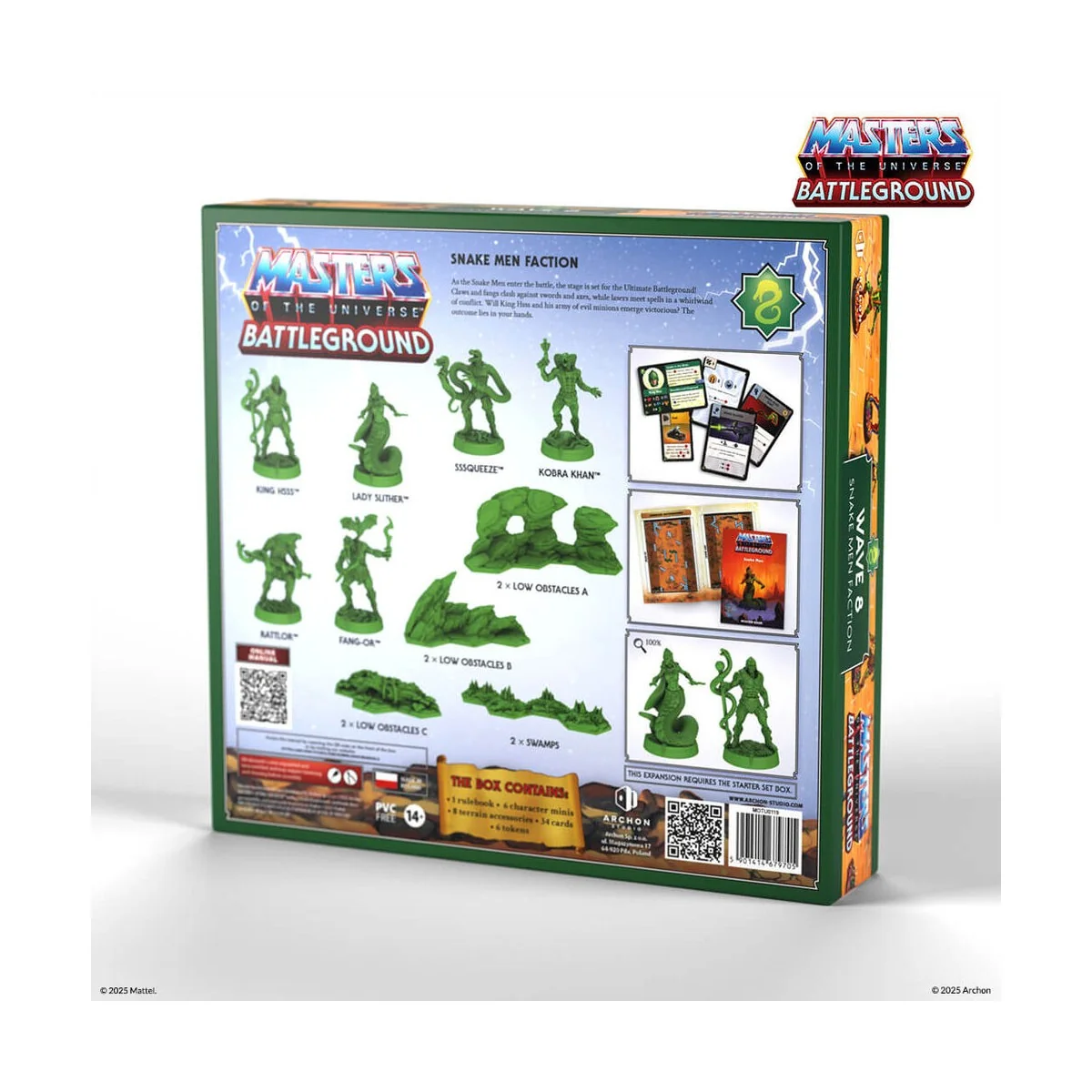 MOTU: BATTLEGROUND Wave 8 - Snake Men Faction (IT) - Archon Studio ...