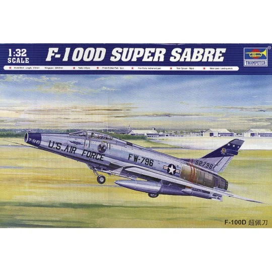 North American F-100D Super Sabre - Trumpeter 02232