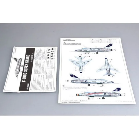 North American F-100D Super Sabre, 1/32 - Trumpeter 02232