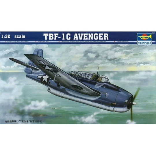 Grumman TBF-1C Avenger, 1/32 - Trumpeter 02233 Grumman TBF-1C Avenger, 1/32 - Trumpeter 02233