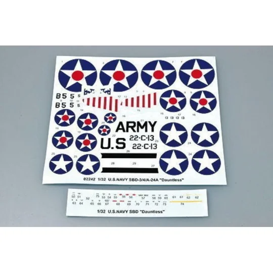 SBD-3/4/A-24A Dauntless US Navy, 1/32 - Trumpeter 02242 SBD-3/4/A-24A Dauntless US Navy, 1/32 - Trumpeter 02242
