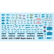 F-100F Super Sabre, 1/32 - Trumpeter 02246