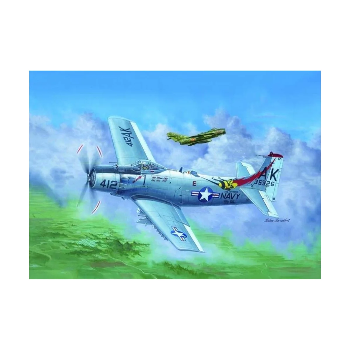 A-1H AD-6 Skyraider, 1/32 - Trumpeter 02253