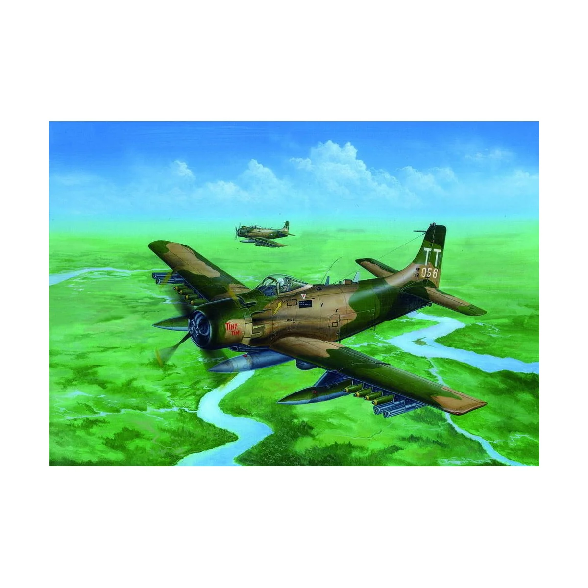 A-1J AD-7 Skyraider, 1/32 - Trumpeter 02254 A-1J AD-7 Skyraider, 1/32 - Trumpeter 02254