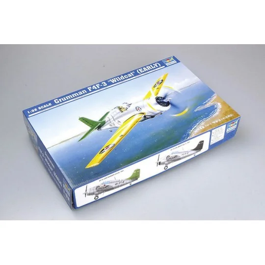 Grumman F4F- 3 ''Wildcat'' (Early), 1/32 - Trumpeter 02255 Grumman F4F- 3 ''Wildcat'' (Early), 1/32 - Trumpeter 02255
