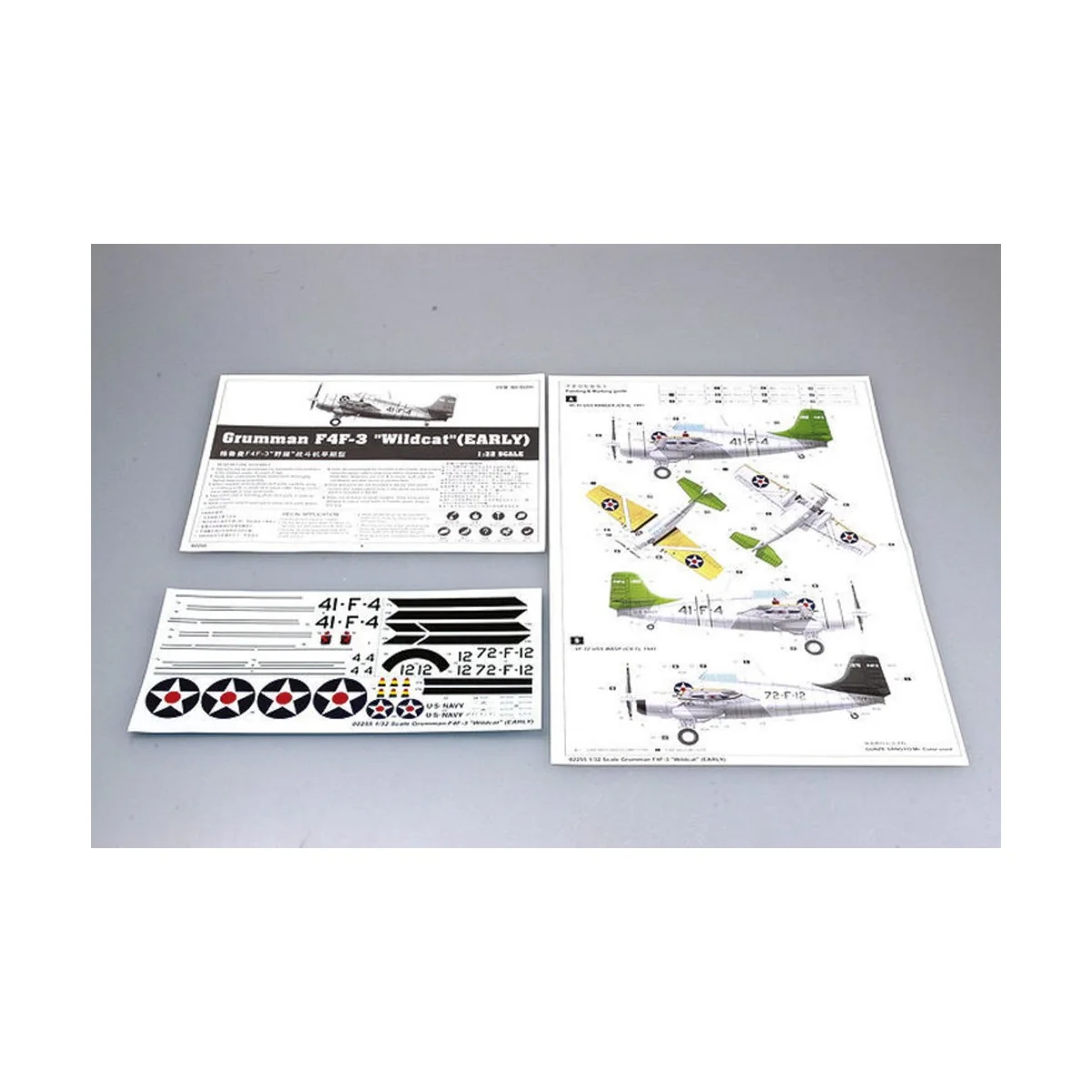 Grumman F4F- 3 ''Wildcat'' (Early), 1/32 - Trumpeter 02255 Grumman F4F- 3 ''Wildcat'' (Early), 1/32 - Trumpeter 02255