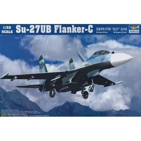 Su-27UB Flanker-C, 1/32 - Trumpeter 02270