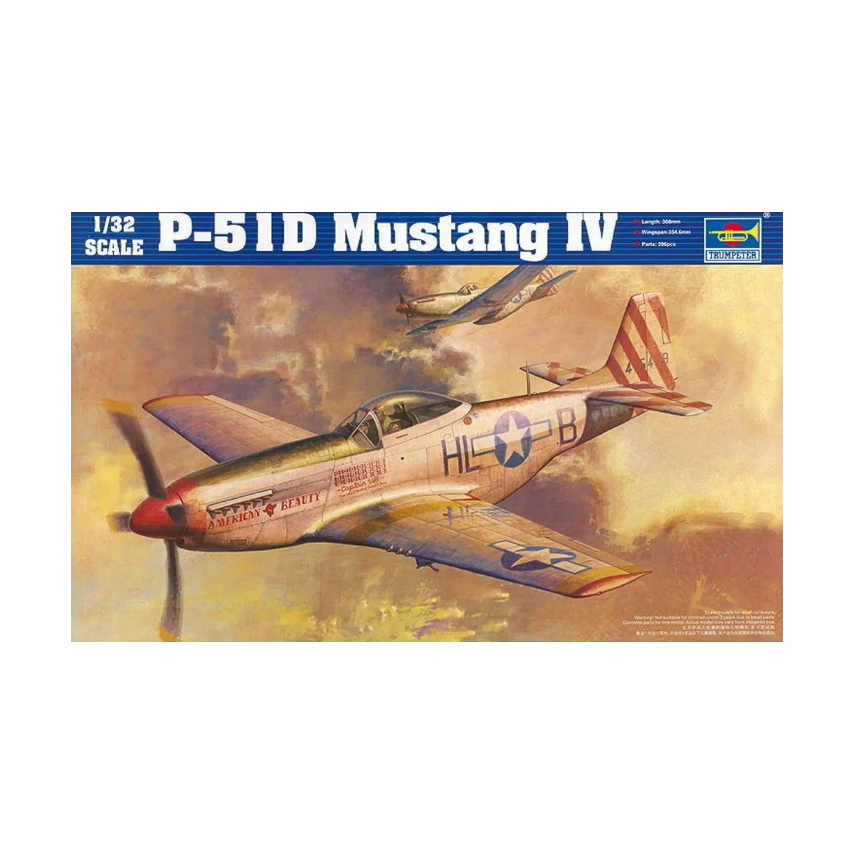 P-51D Mustang, 1/32 - Trumpeter 02275 P-51D Mustang, 1/32 - Trumpeter 02275