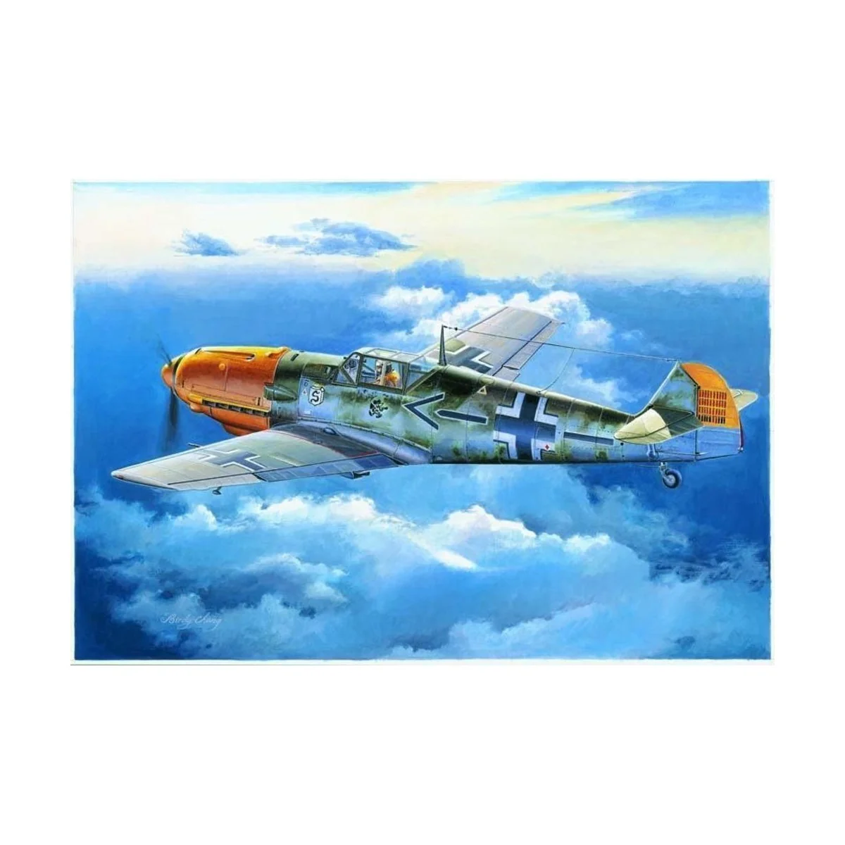 Messerschmitt Bf 109E-4, 1/32 - Trumpeter 02289