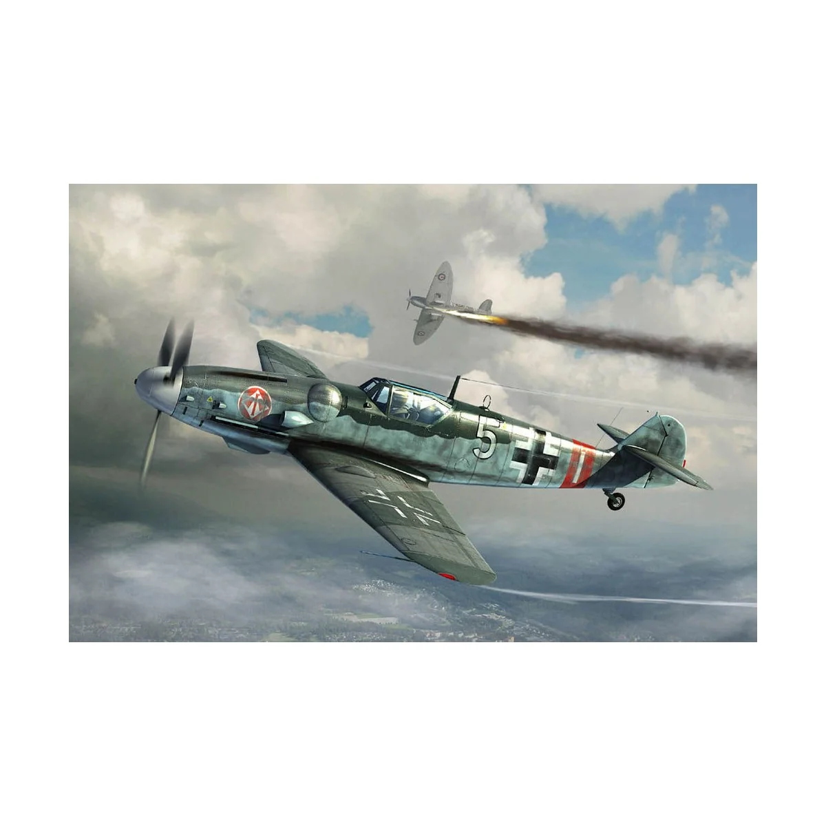 Messerschmitt Bf 109G-6(Late) - Trumpeter 02297