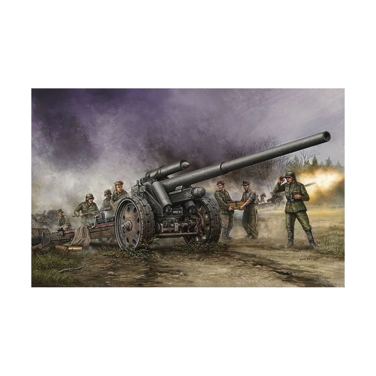 German s.10cm K.18 Cannon, 1/35 - Trumpeter 02305