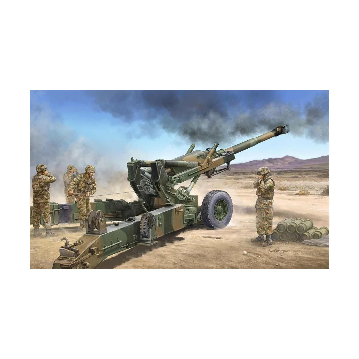 US M198 155mm Medium Towed Howitzer Early Version, 1/35 - Trumpeter... US M198 155mm Medium Towed Howitzer Early Version, 1/35 - Trumpeter...