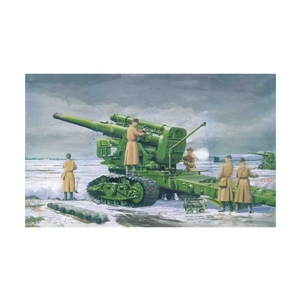 Russian Army B-4 M1931 203mm Howitzer, 1/35 - Trumpeter 02307