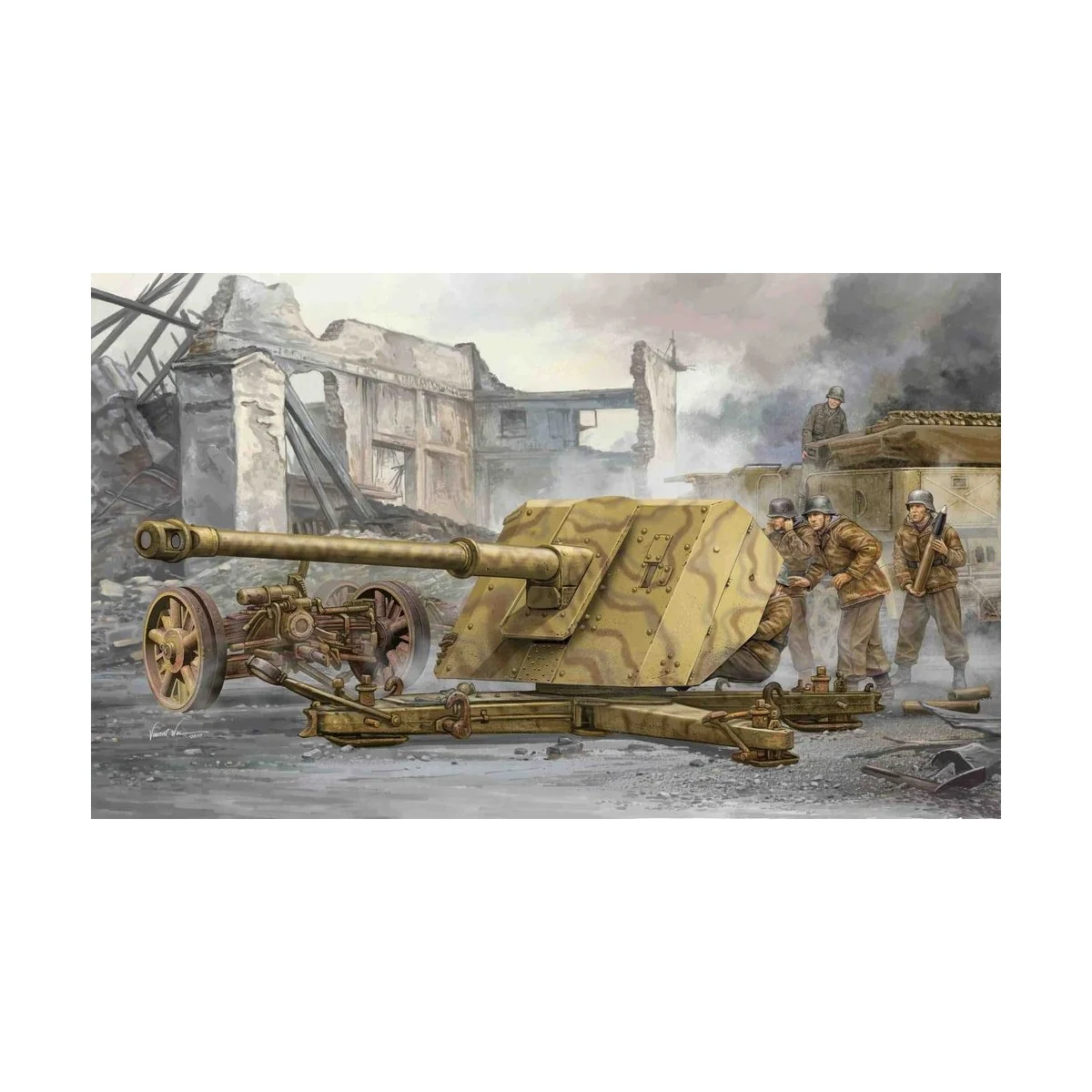 German 88mm PAK 43/41, 1/35 - Trumpeter 02308