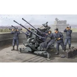 FLAK 38 (German 2.0cm anti-aircraft guns, 1/35 - Trumpeter 02309