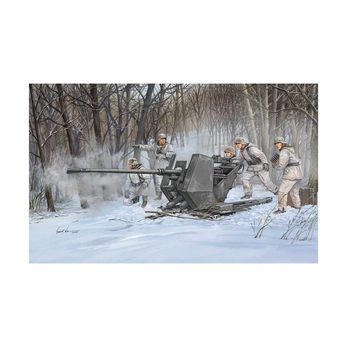 FLAK 37 (German 3.7cm anti-aircraft gun) - Trumpeter 02310