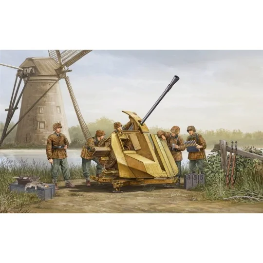 FLAK 43 (German 3.7cm anti-aircraft gun) - Trumpeter 02311