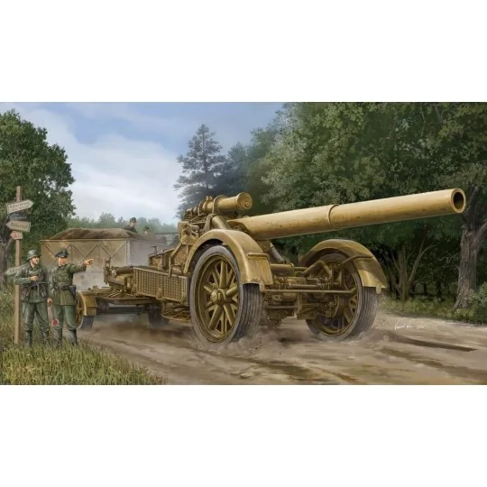 German 21cm Morser 18 Heavy Artillery - Trumpeter 02314