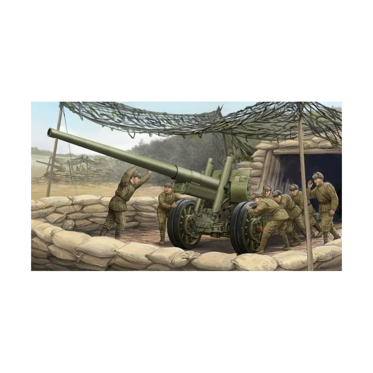 Soviet 122mm corps gun M1931/1937, 1/35 - Trumpeter 02316 Soviet 122mm corps gun M1931/1937, 1/35 - Trumpeter 02316