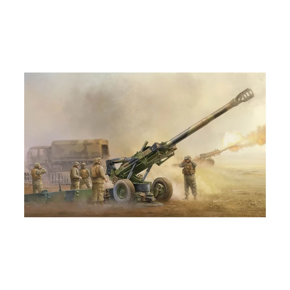 M198 Medium Towed Howitzer late, 1/35 - Trumpeter 02319