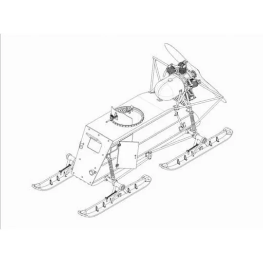 Soviet NKL-26 Armoured Aerosan - Trumpeter 02321
