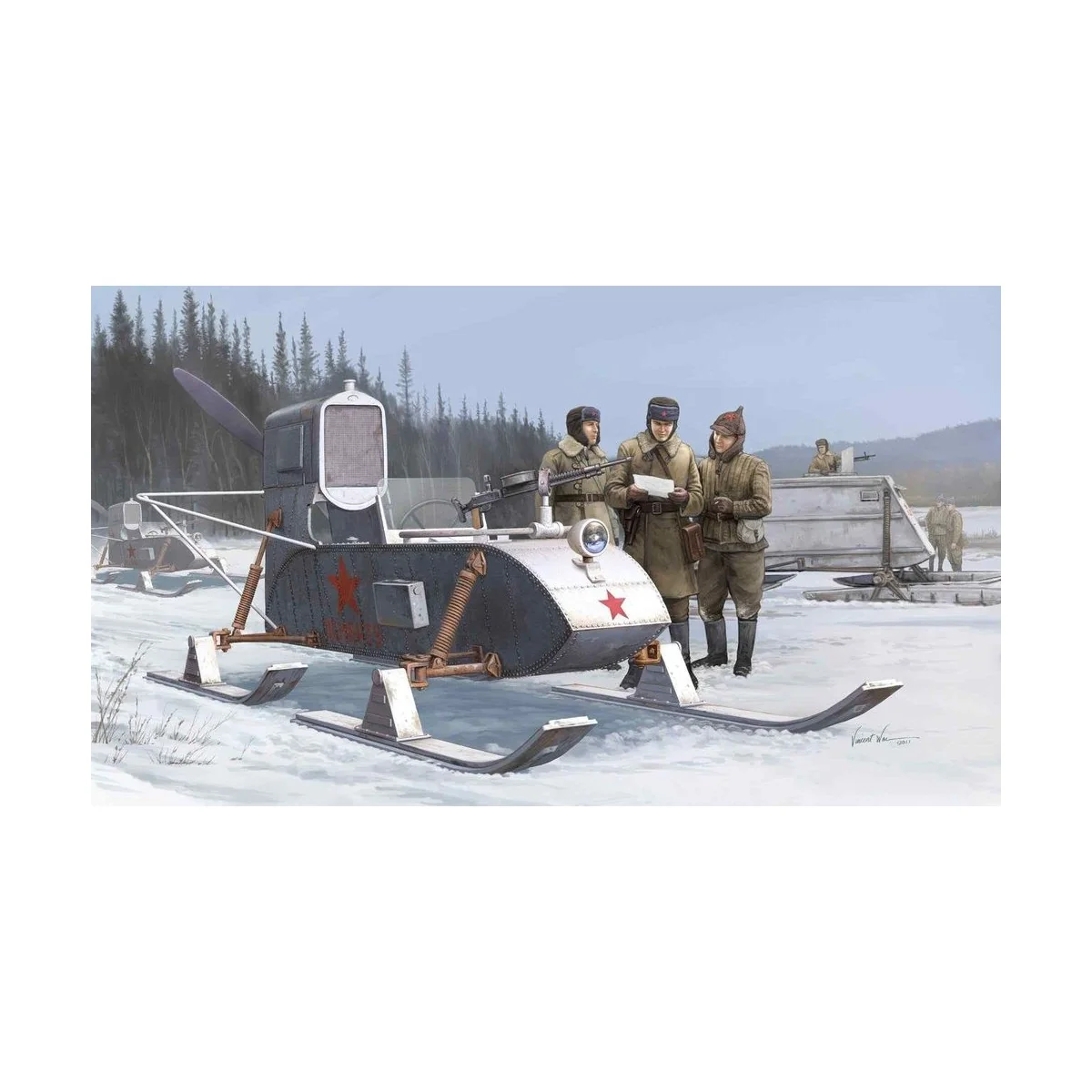 Soviet Aerosan RF-8, 1/35 - Trumpeter 02322 Soviet Aerosan RF-8, 1/35 - Trumpeter 02322